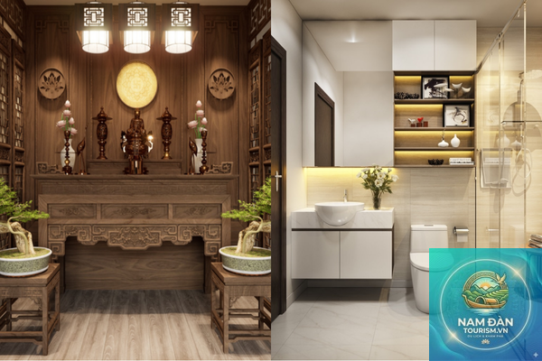 bàn thờ có nên đặt gần nhà vệ sinh