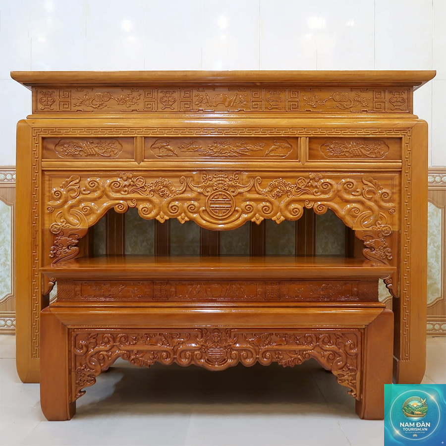bàn thờ gỗ - Hình 3