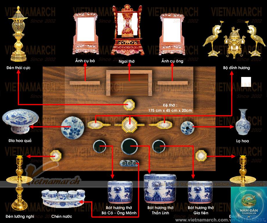 bố trí bàn thờ - Hình 5