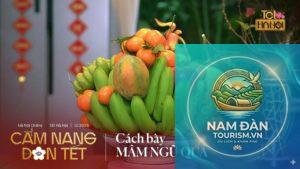 cách bày mâm ngũ quả