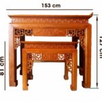 Chiều Cao Bàn Thờ Chuẩn Phong Thủy: Kích Thước Vàng Cho Gia Chủ chiều cao bàn thờ