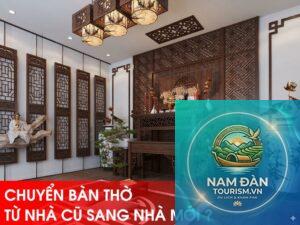 chuyển bàn thờ sang nhà mới