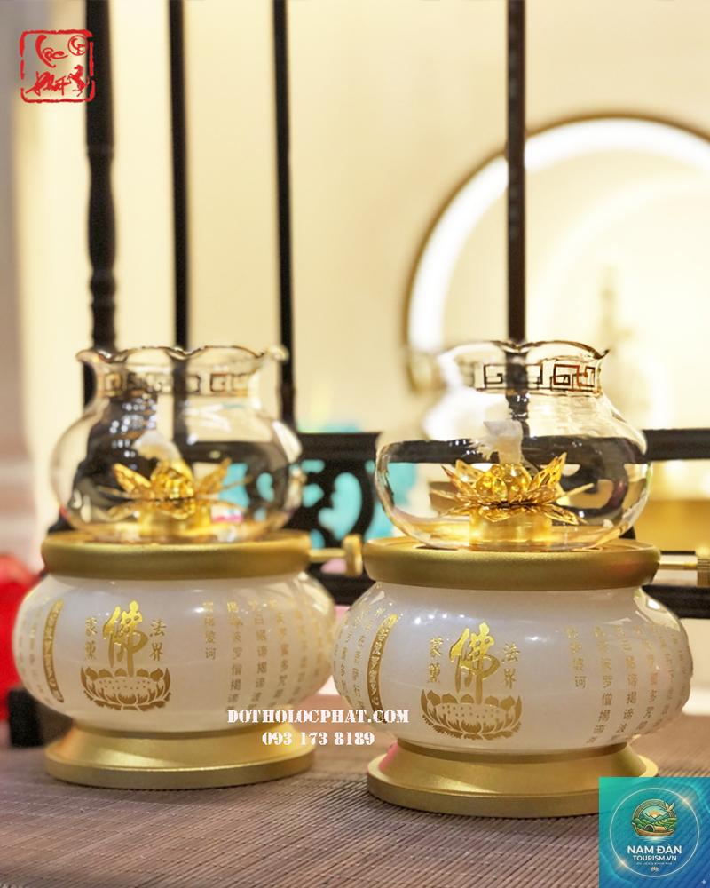 đèn dầu bàn thờ - Hình 2