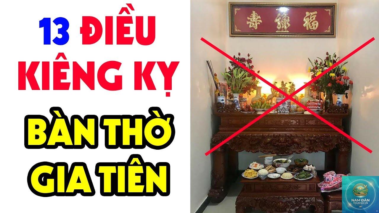 điều cấm kỵ trên bàn thờ - Hình 1