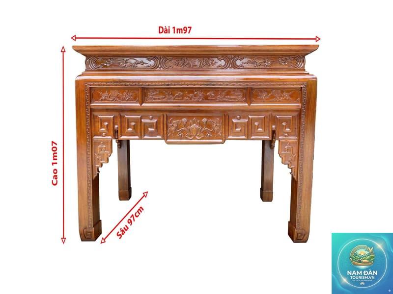 kích thước bàn thờ - Hình 2