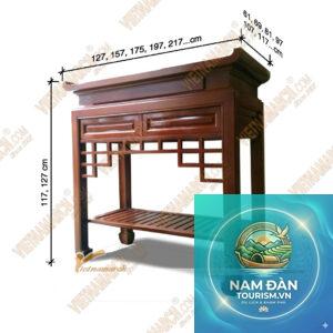 kích thước bàn thờ