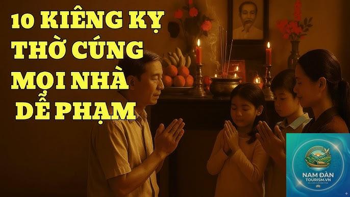 kiêng kỵ khi thờ cúng
