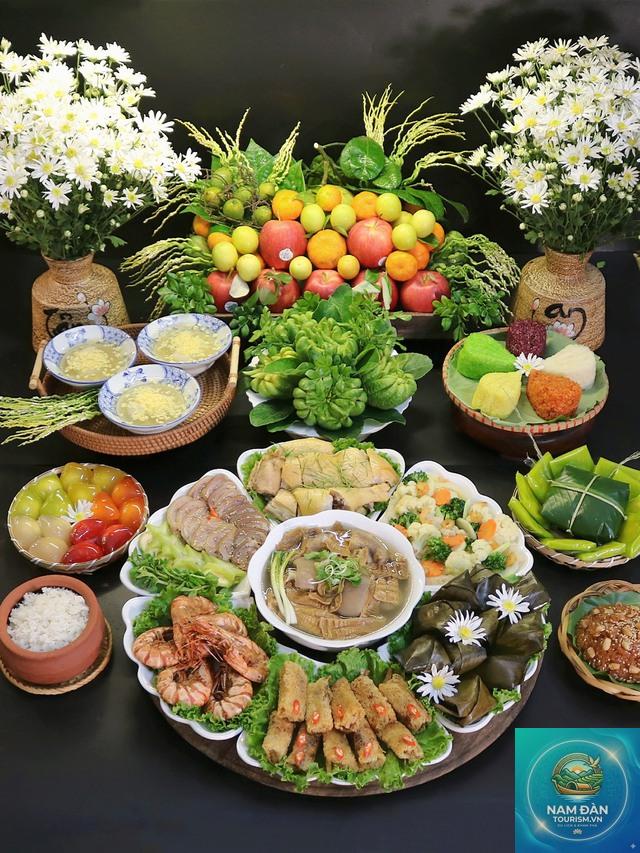 mâm cúng truyền thống