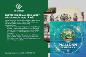 nên cúng mấy chén nước