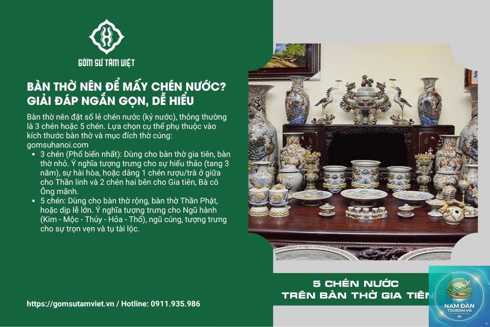 nên cúng mấy chén nước
