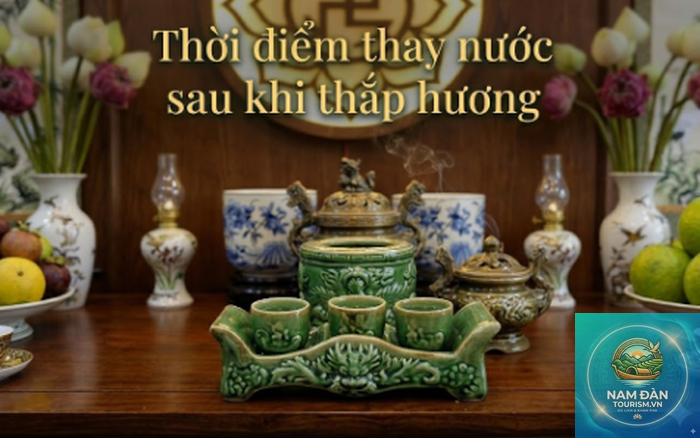 nên thay nước bàn thờ khi nào