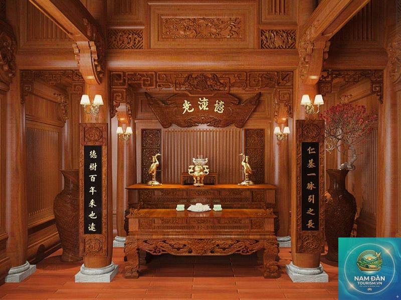phòng thờ biệt thự - Hình 4