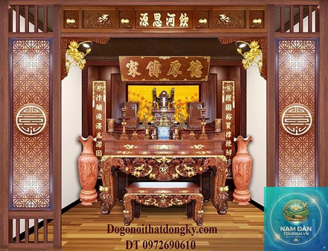 phòng thờ đẹp - Hình 5