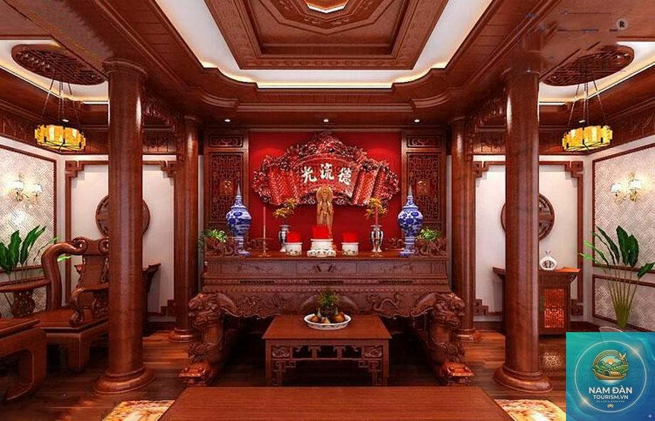 phòng thờ truyền thống - Hình 4