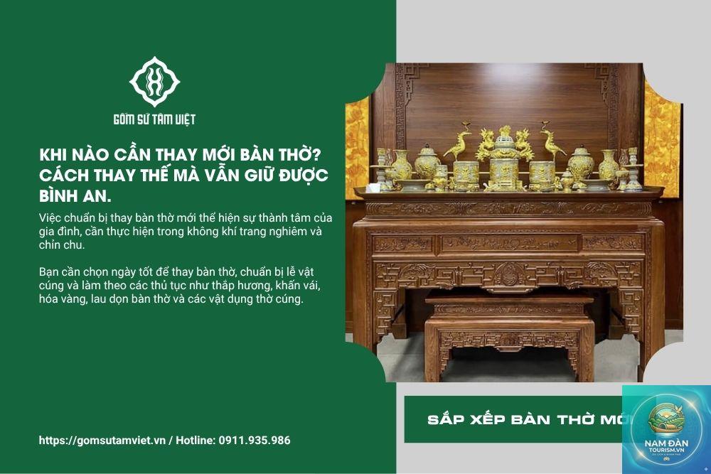thay bàn thờ - Hình 3