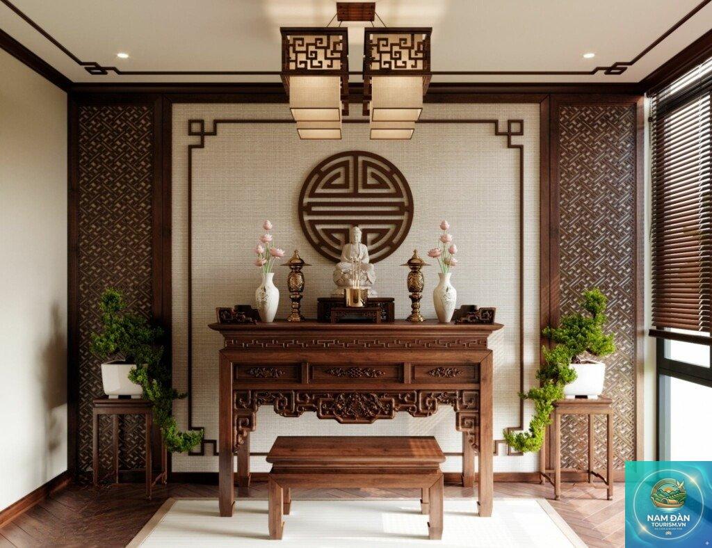 thiết kế phòng thờ - Hình 3