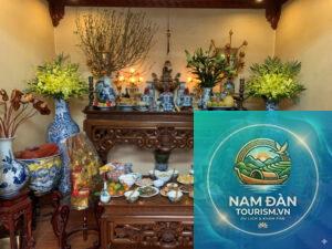 thờ cúng biệt thự