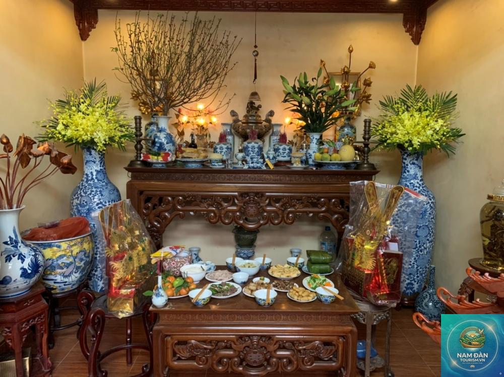 thờ cúng biệt thự