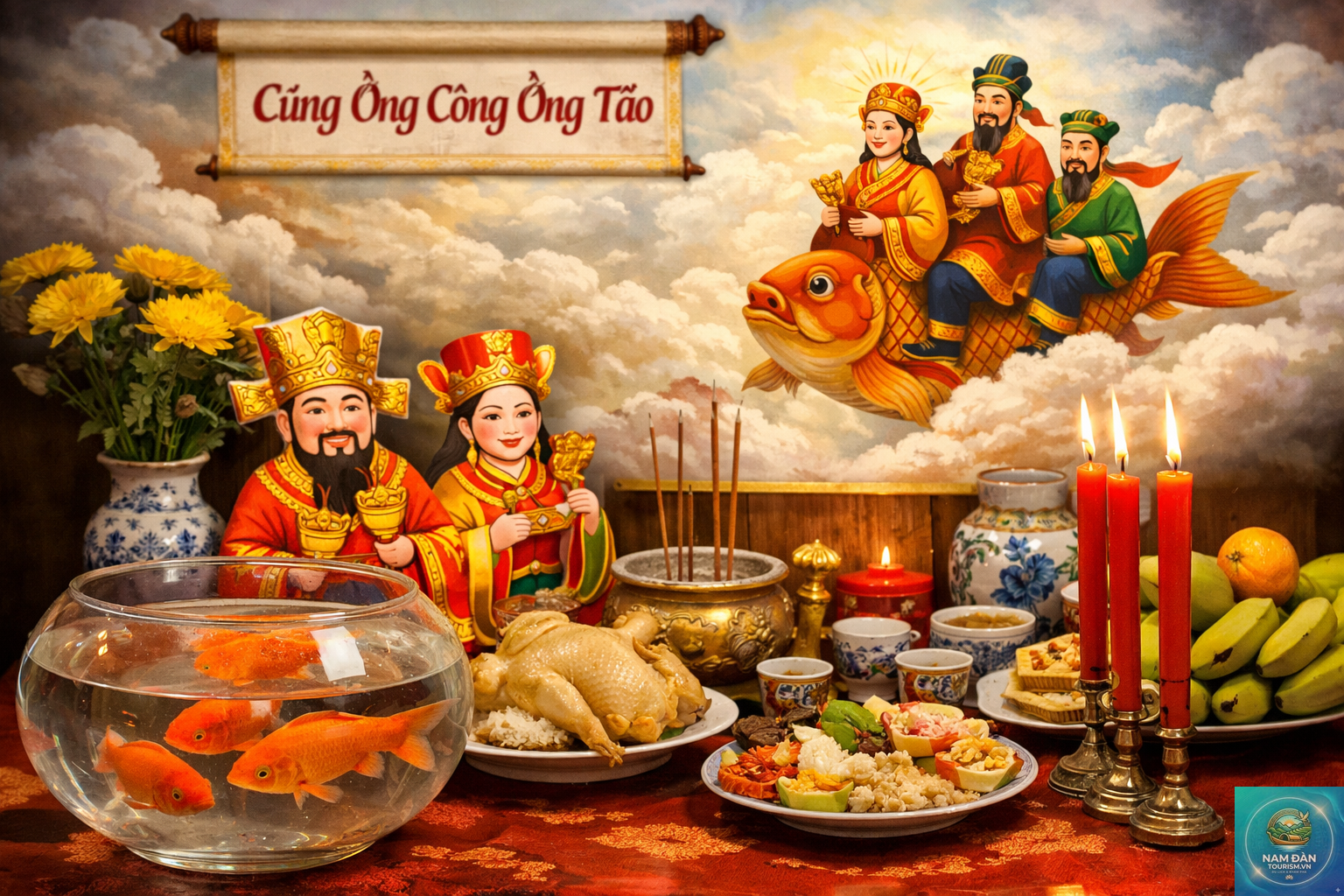 thờ cúng ông công ông táo - Hình 2