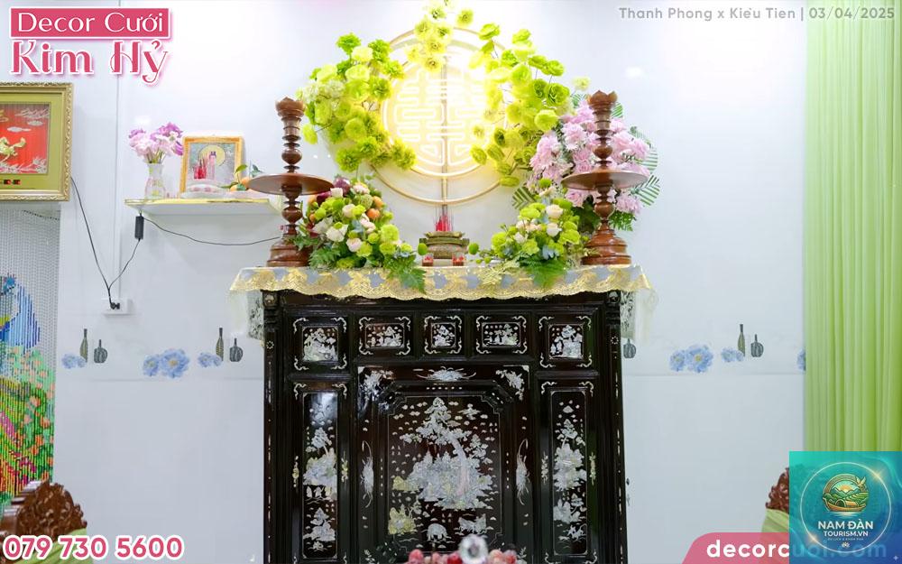 trang trí bàn thờ - Hình 3